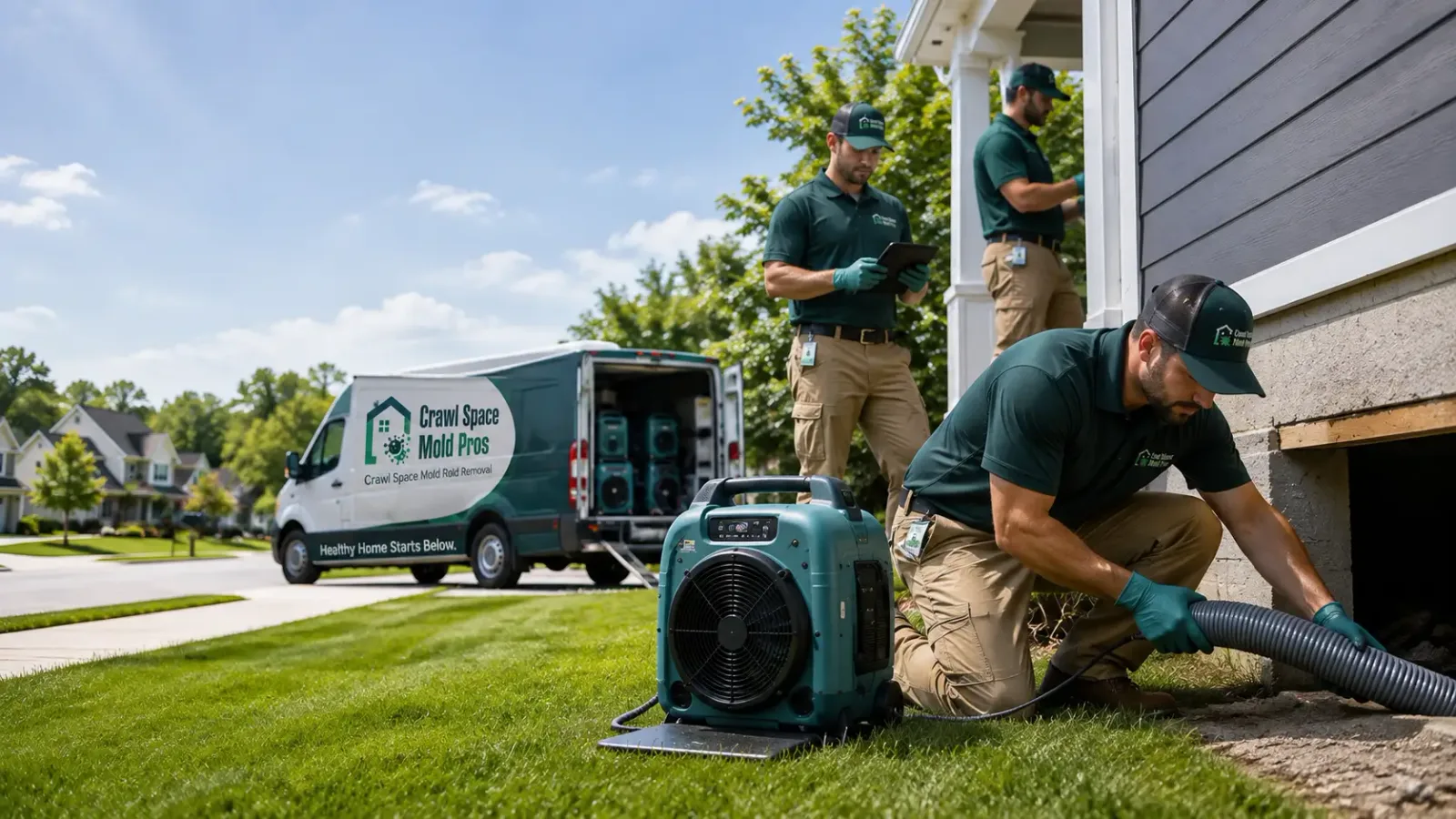 Crawl Space Mold Removal in Latah, WA